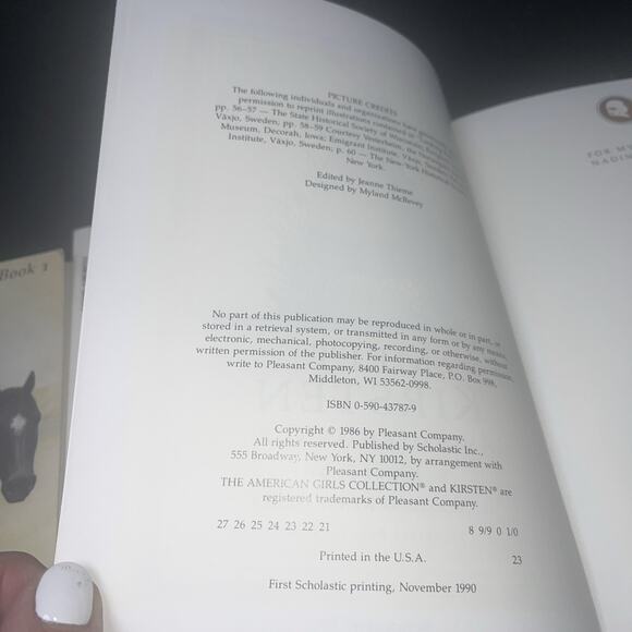 5 American Girl Collection Books Book One Samantha Kristen Molly Josefina Kaya - Picture 11 of 11